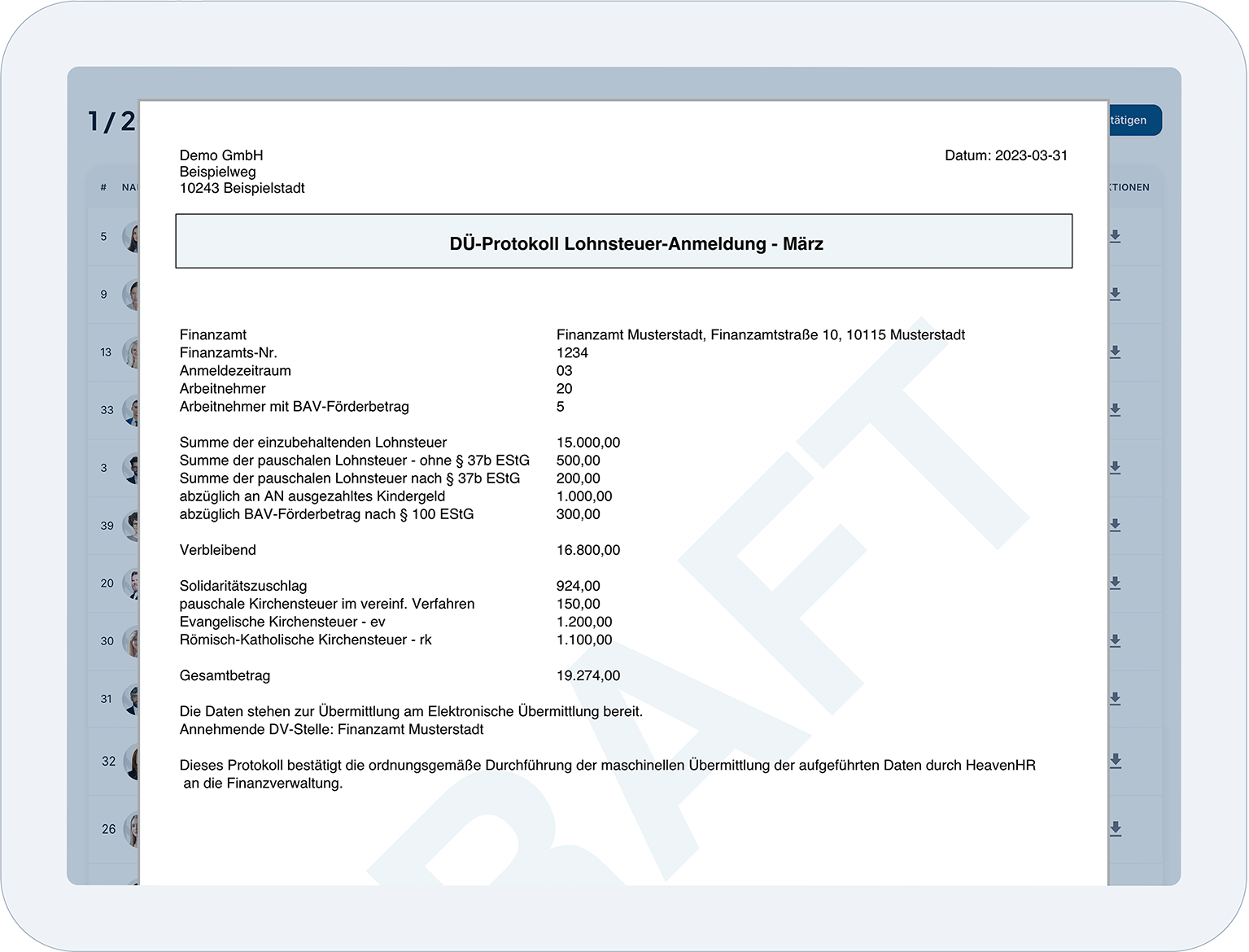 Lohnsteueranmeldung